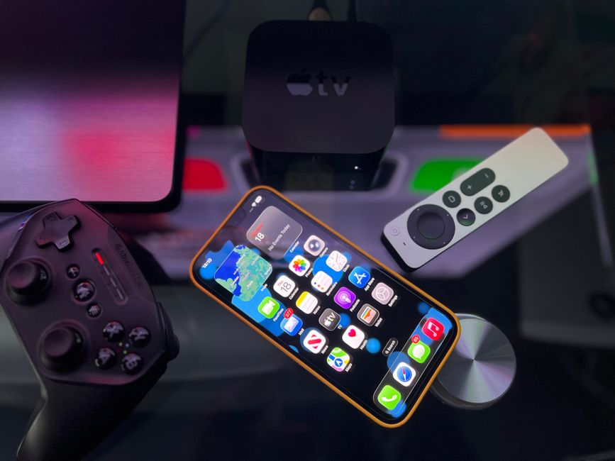 App store grid displayed on a smart television