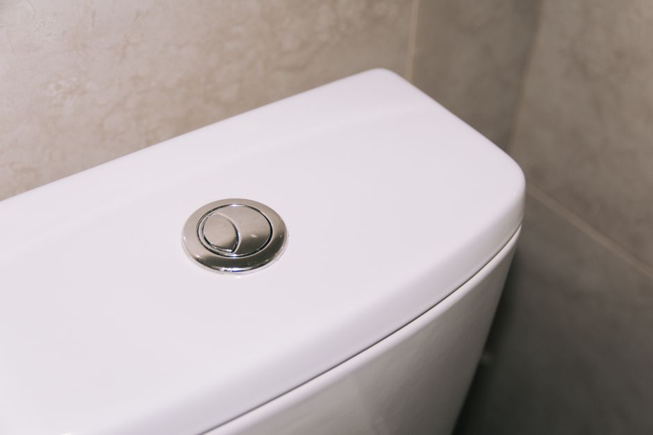 Toilet fill valve inside an open cistern